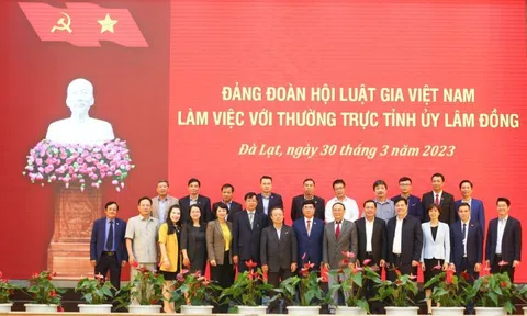 Hội Luật gia Việt Nam làm việc với Thường trực Tỉnh ủy Lâm Đồng
